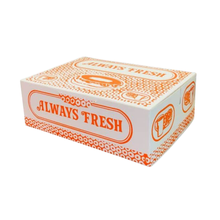 10" x 7" x 3.5" Printed Cake Box