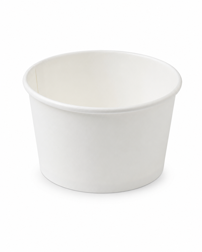 8 oz White Paper Soup Containers