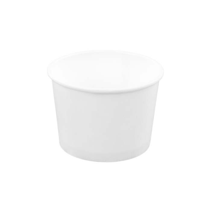 8 oz White Paper Soup Cups