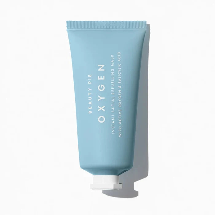Beauty Pie Oxygen Instant Facial Refuelling Mask 50ml, a skin care mask with a refreshing, hydrating formula for radiant skin.