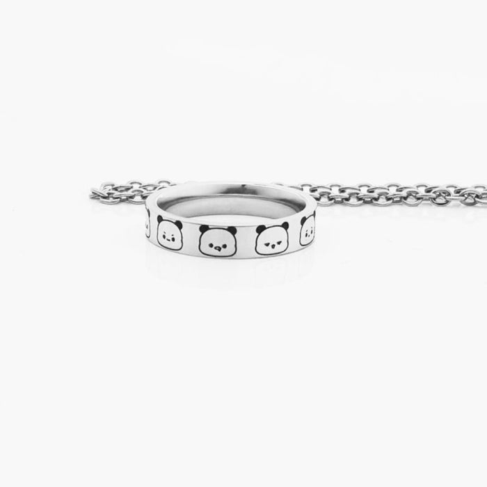 美版US 5(内周长48mm左右)最小号 smallest / 一二(戒指+项链) Dudu (Ring+Necklace)