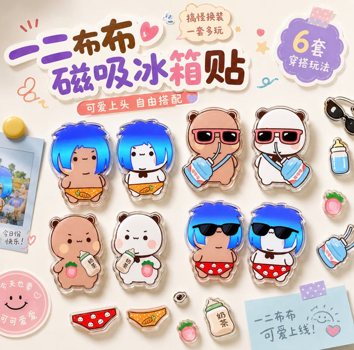 Bubu Dudu Dress-Up Fridge Magnets detail image 3