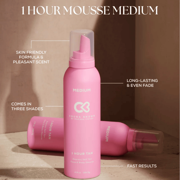 Cocoa Brown by Marissa Carter 1 HOUR TAN - Self Tan Mousse in Medium
