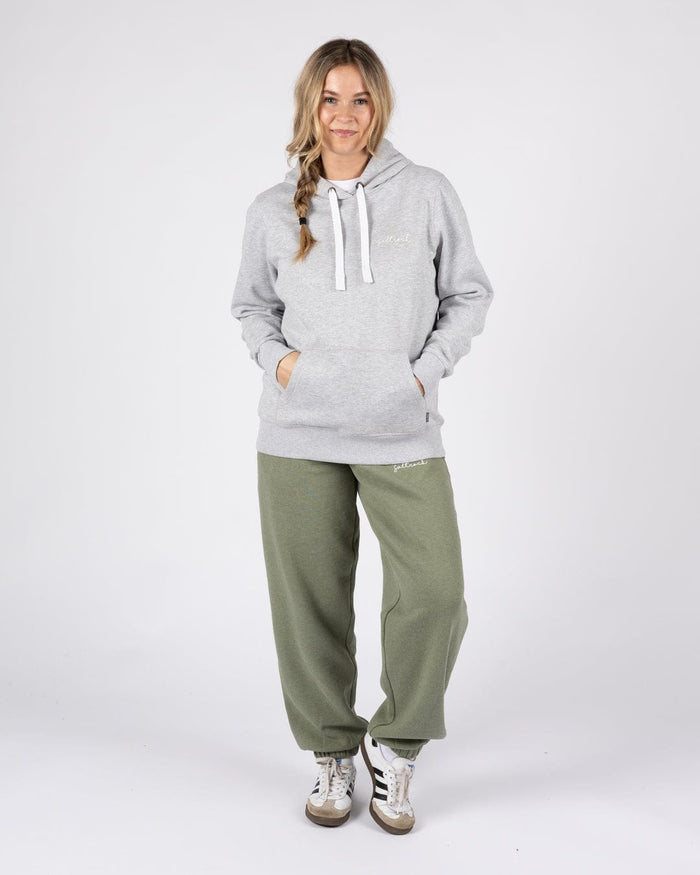 Essential Womens Pop Hoodie in Grey