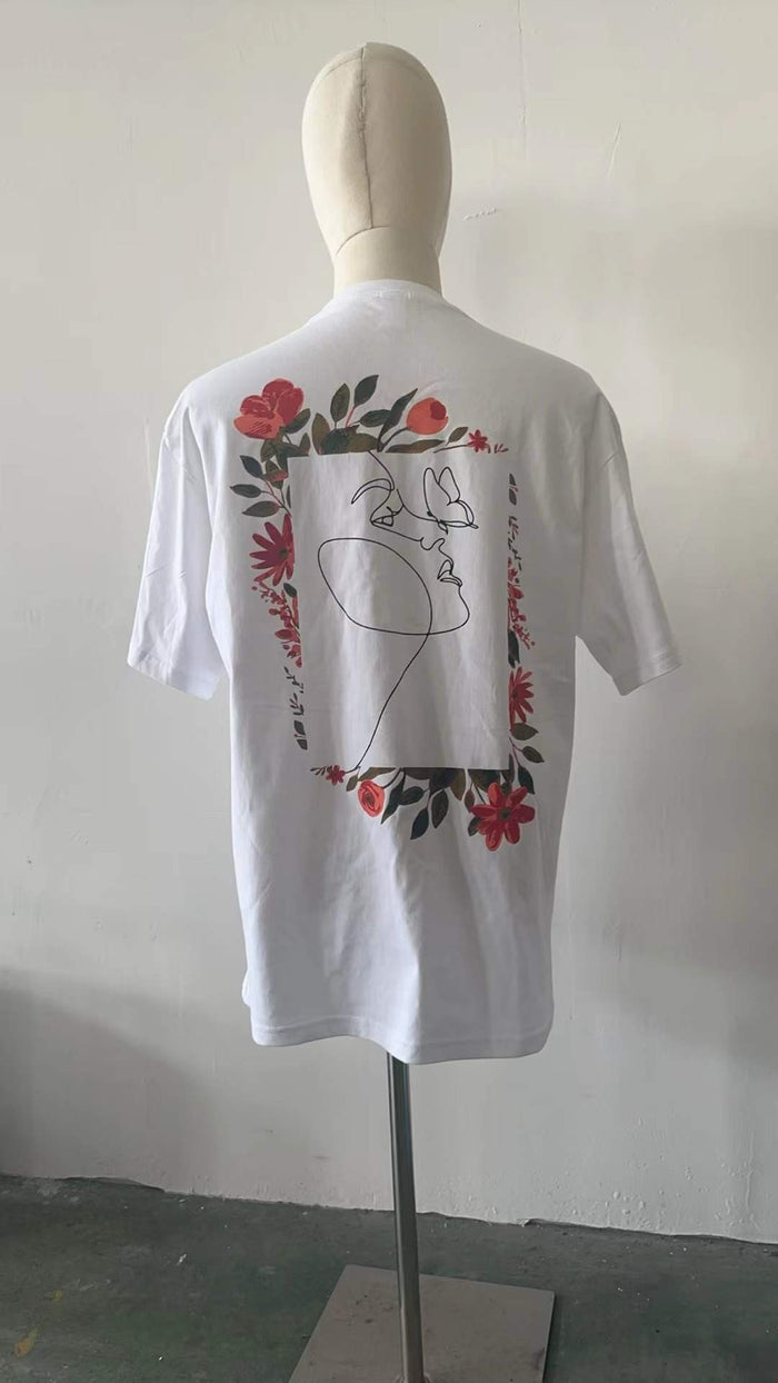 "Flower District" Oversized Tee