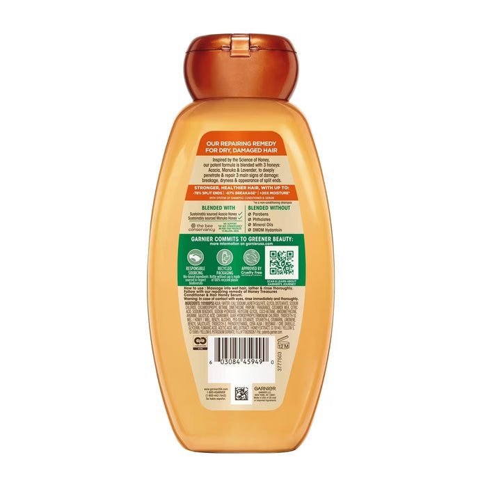 Garnier Whole Blends Honey Treasures Repairing Shampoo 12.5 oz - 6 Pack