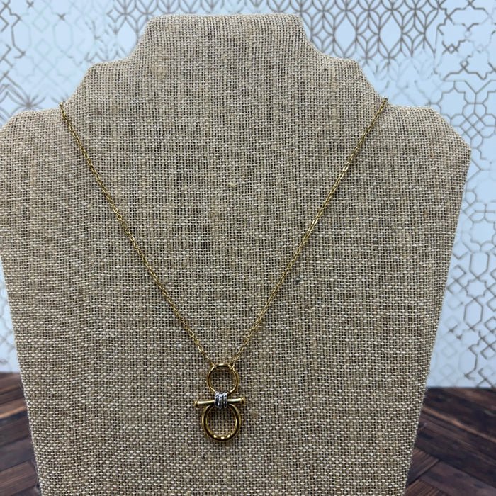 circle car necklace Deep South Originals