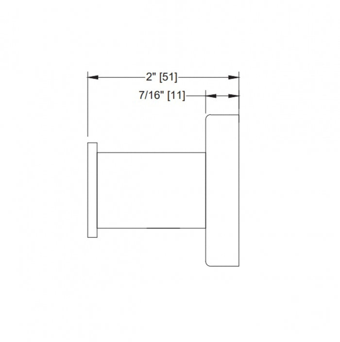 JD MACDONALD 10-7340-41 Robe Hook Single