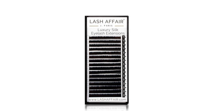 Lash Affair Classic Silk Lashes Mixed Length C-Curl: Long 13-16mm x .18 - Black