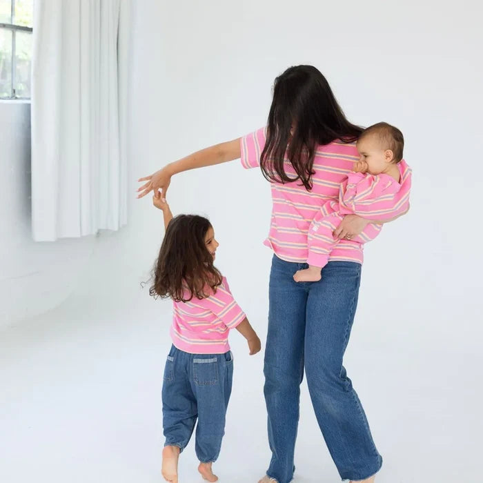 Mama Matching Striped Tee