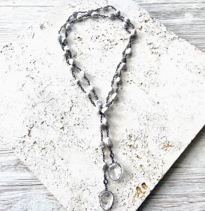Pearl Wrap Necklace VB & Co Designs