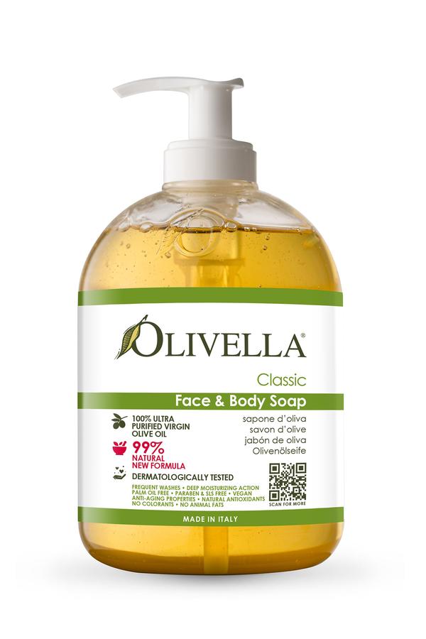 OLIVELLA Face & Body Liquid Soap Classic 16.9 oz - EMPORIO ITALIANO