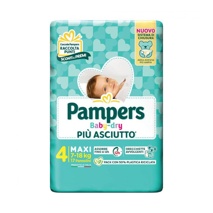 PAMPERS BABY DRY 7-18KG 17GR