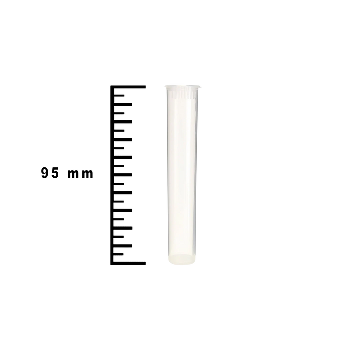 Plastic Tubes Clear Child Resistent 95mm Per 100 Pcs