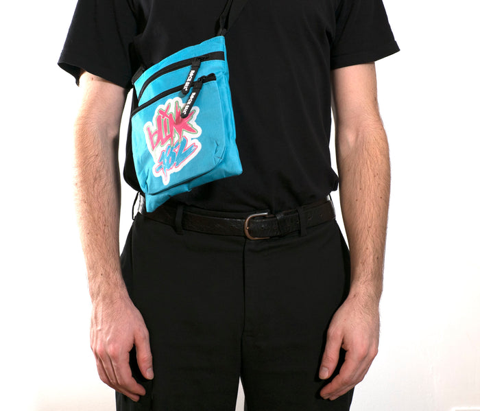 Rocksax Blink 182 Body Bag - Logo Blue