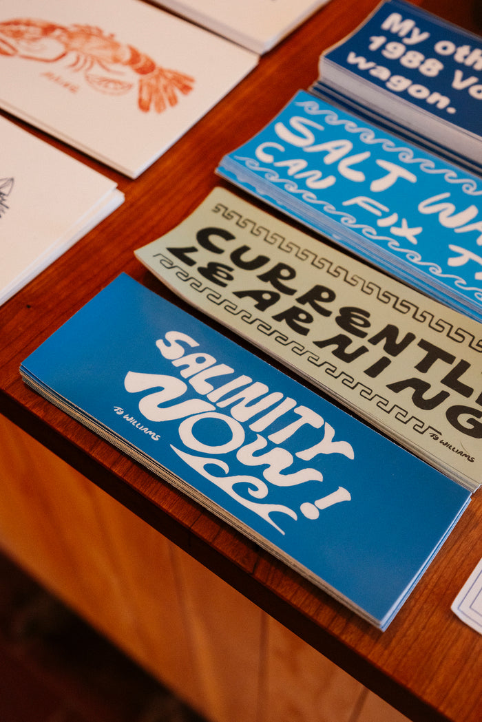 Salinity Now Sticker