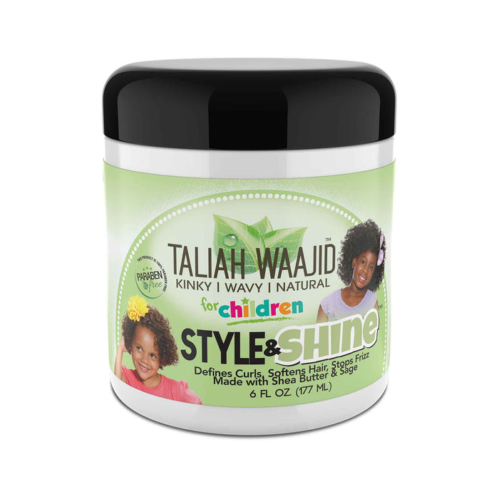 Taliah Waajid Kinky Wavy and Curly for Children: Herbal Style & Shine For Natural Hair 6oz