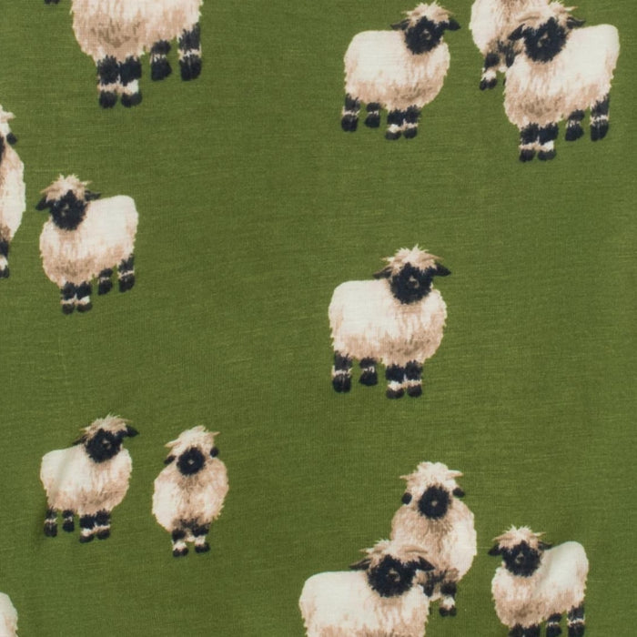 Zipper Footed Romper Sheep 3-6 mos