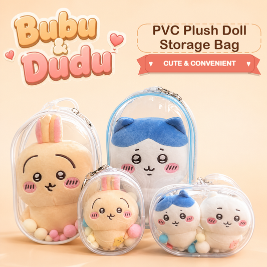 10cm / 15cm / 20cm PVC Plush Doll Storage Bag