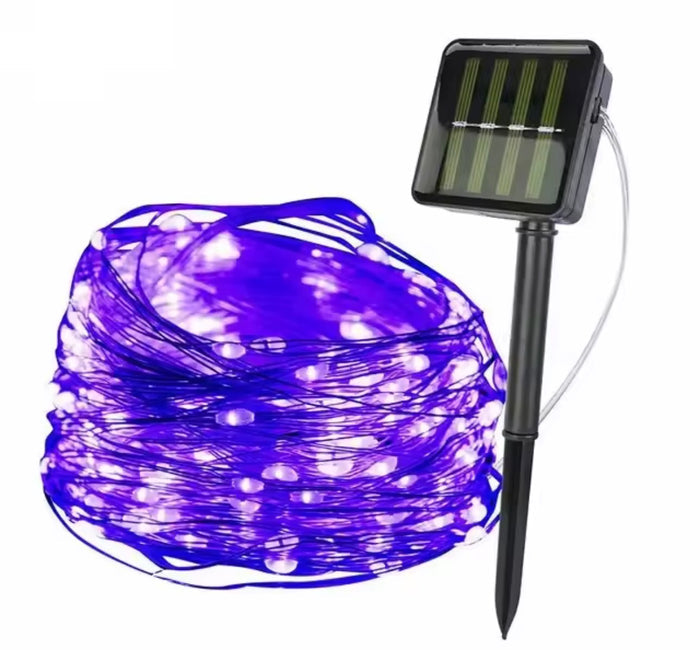 12m 100 LED Solar Fairy Lights