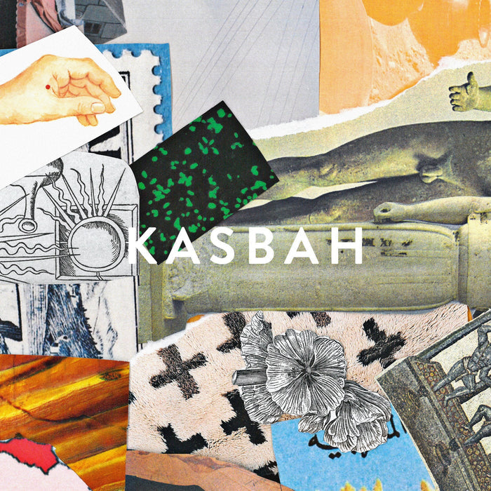 19-69 Kasbah EdP kunstnerisk collage med sol og hånd, symboliserer frihet