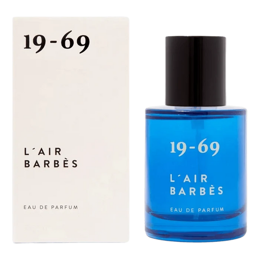 19-69 L'Air Barbès Eau de Parfum i blå glassflaske med hvit emballasje