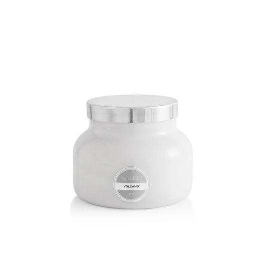 19oz White Signature Jar Volcano Candle