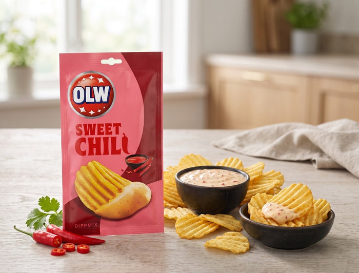 8 × OLW Dippmix Sweet Chili 24g (0.85 oz) – Authentic Swedish Sweet &amp; Spicy Dip Mix