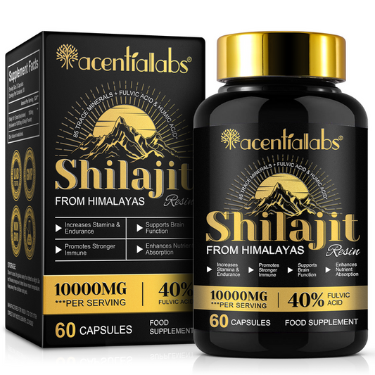 acentiallabs Shilajit FROM HIMALAYAS 60 CAPSULES Bottled Capsules