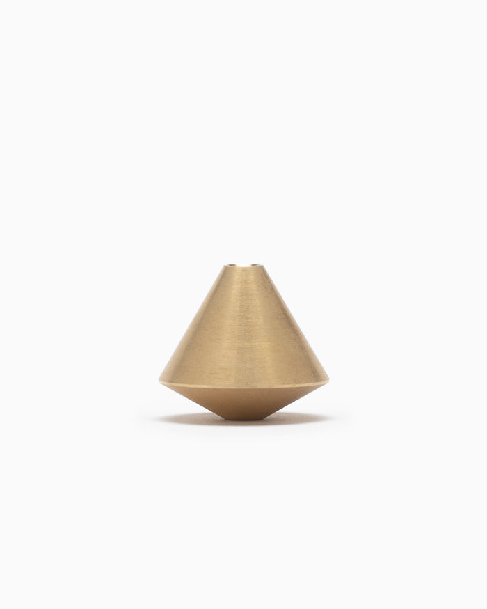Acorn Brass Incense Holder - Elemense
