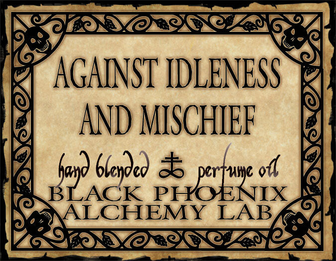 Against Idleness and Mischief Perfume Oil image 0