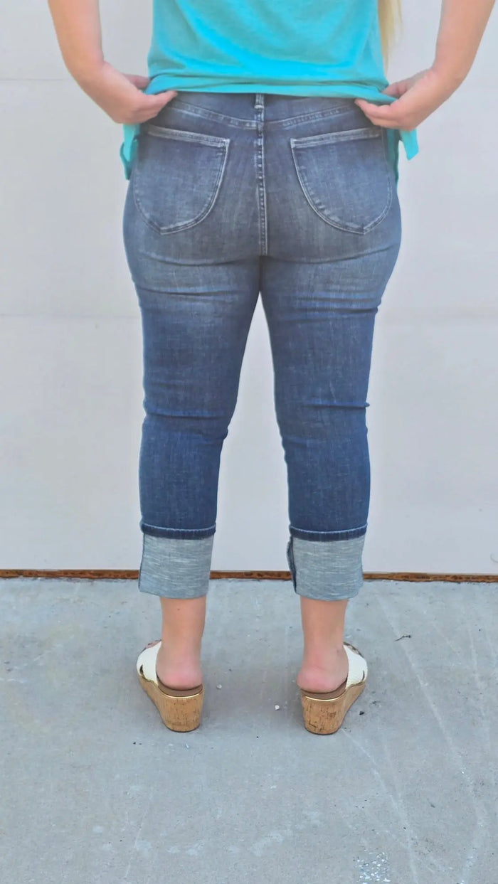 Allison HW TC Cuff Capri Judy Blue