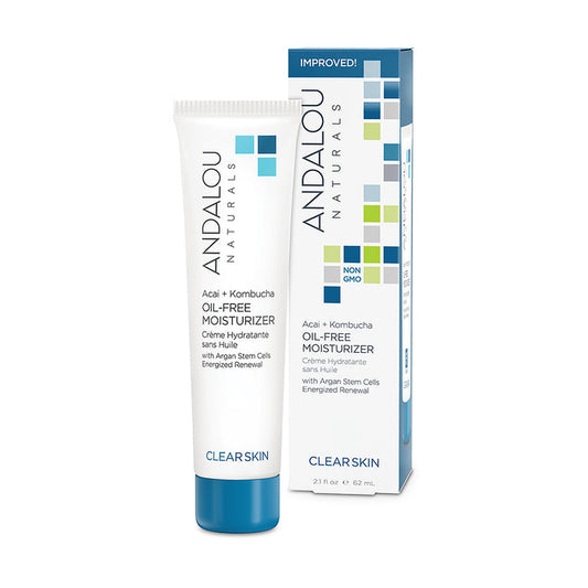 Andalou Naturals Clear Skin Acai + Kombucha Oil-Free Moisturizer 62ml