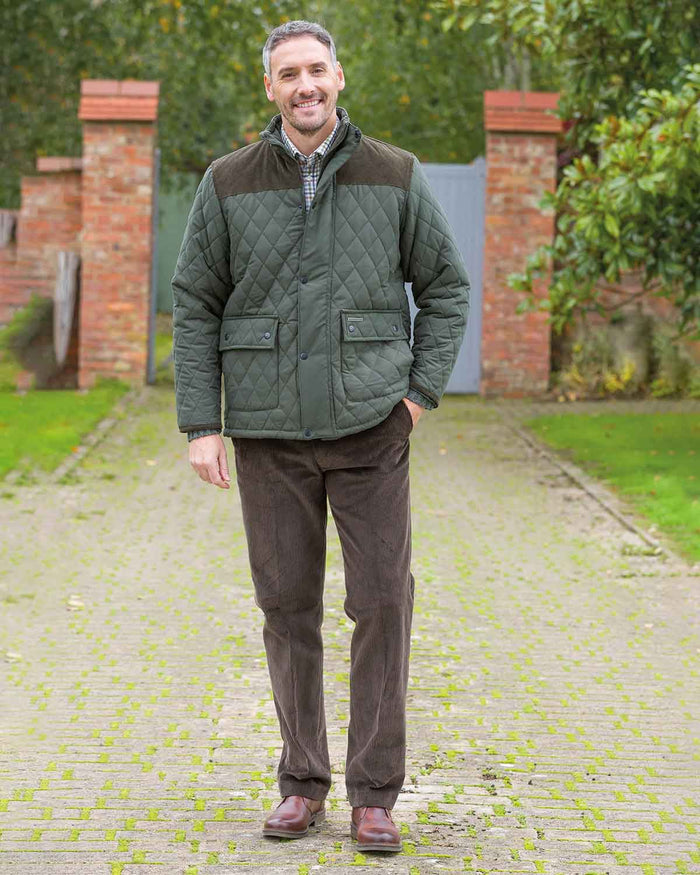 Arundel Fleece Lined Jacket - Green - Country Collection