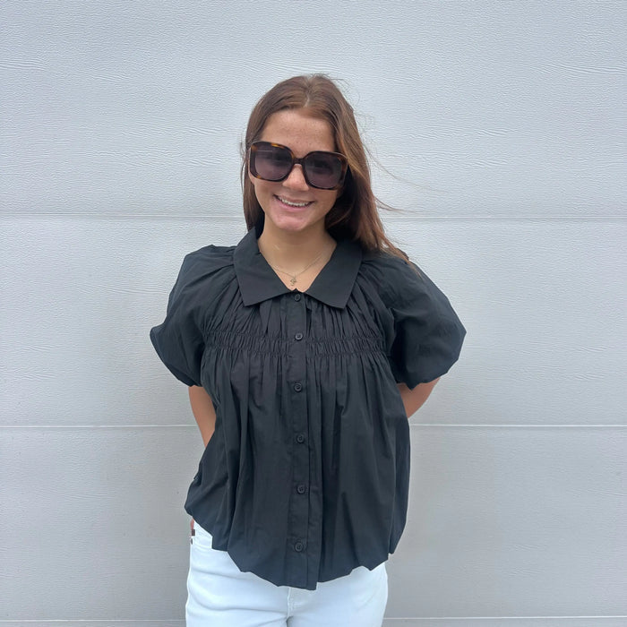 Avery Blouse Elle Grey