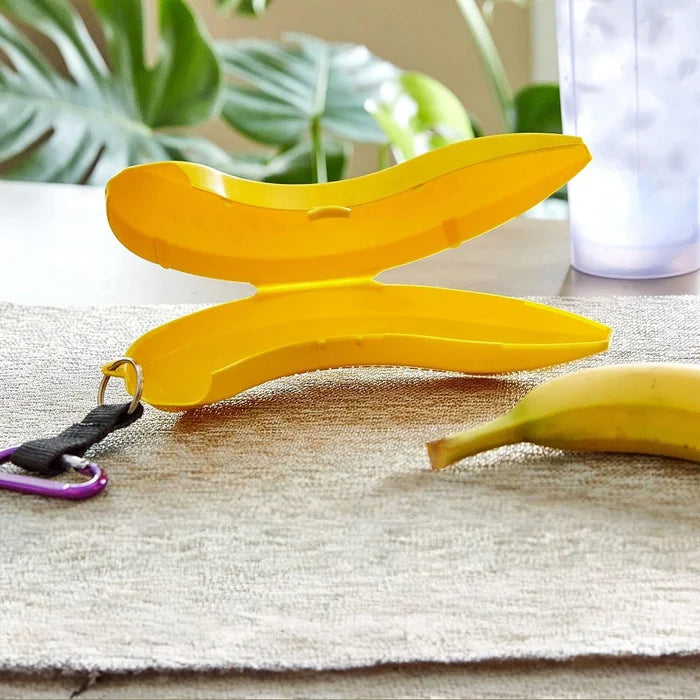 Banana Saver Banana Storage Case with Carabiner Clip for Travel & School in Kuwait - Waha Lifestyle