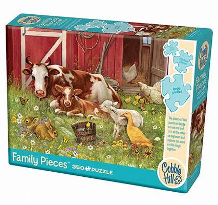 Barnyard Babies Family Puzzle 350 Pce