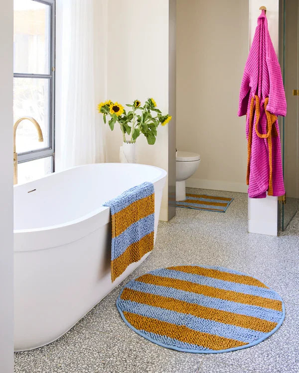 BATH MAT in Como Stripe from the amazing range of Kip & Co products