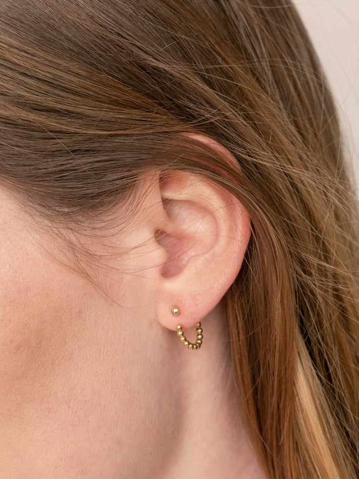 wellthy® Beaded Hoop Earring Jackets