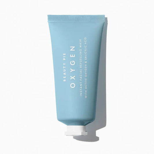 Beauty Pie Oxygen Instant Facial Refuelling Mask 50ml, a skin care mask with a refreshing, hydrating formula for radiant skin.