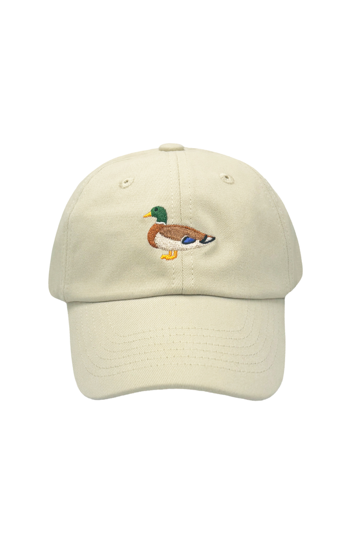 Bits & Bows Khaki Mallard Baseball Hat