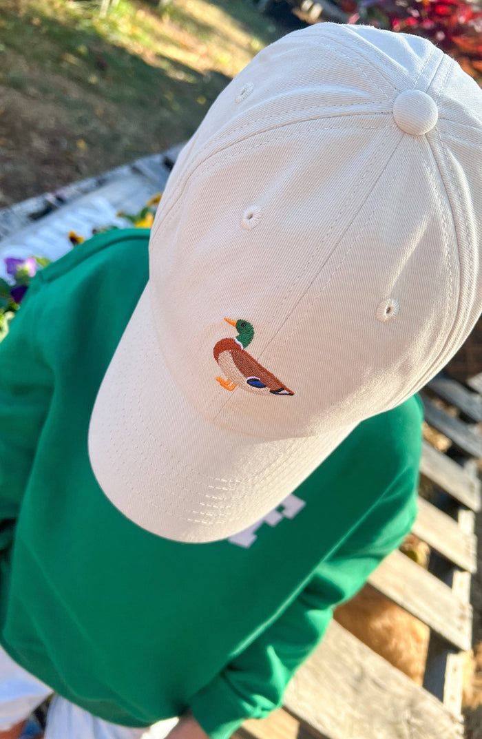Bits & Bows Khaki Mallard Baseball Hat