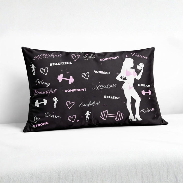 Black Satin Pillowcase – competition accessory