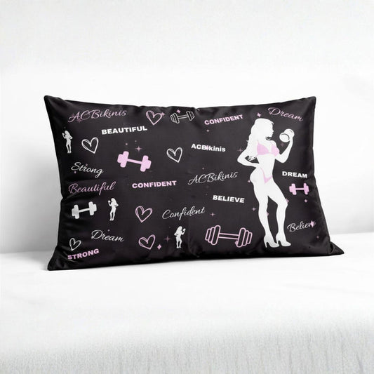 Black Satin Pillowcase – competition accessory