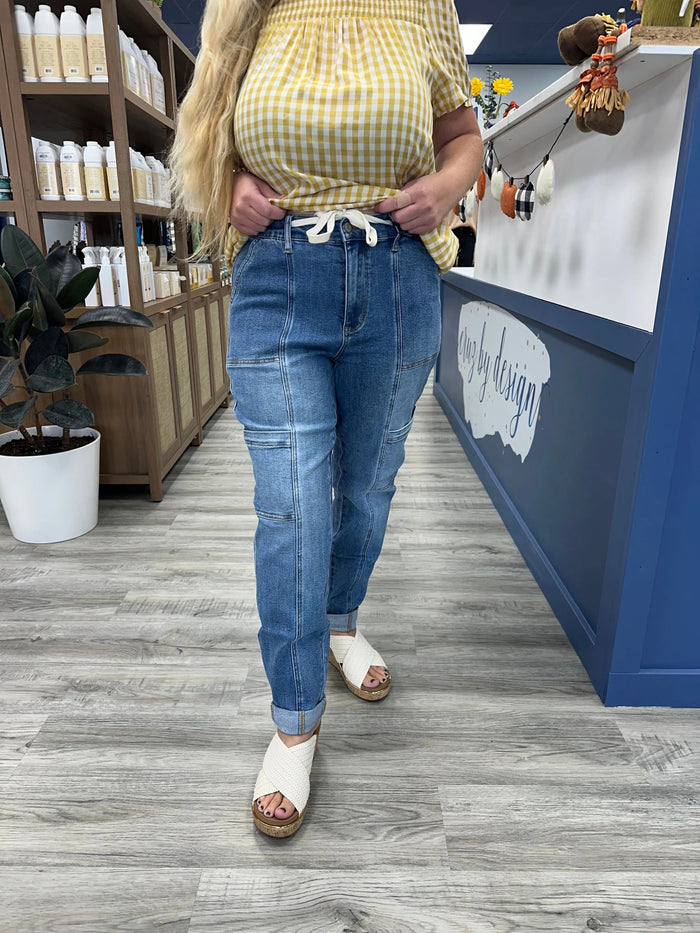 Blakely Cuffed Cargo Jogger Judy Blue