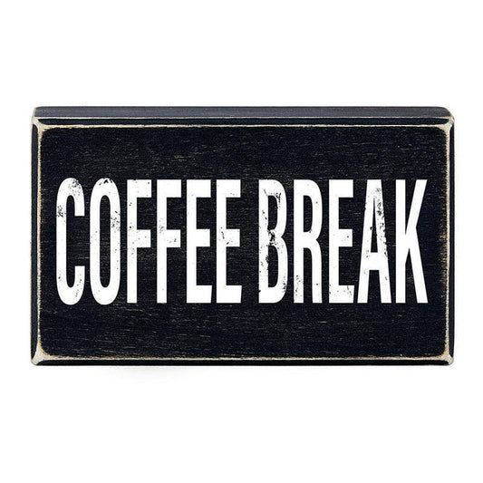 Box Art Sign - Coffee Break