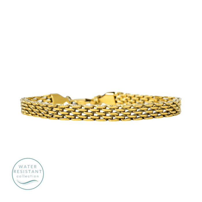 Bracelet-Flat Multi-Link , Water-Resistant