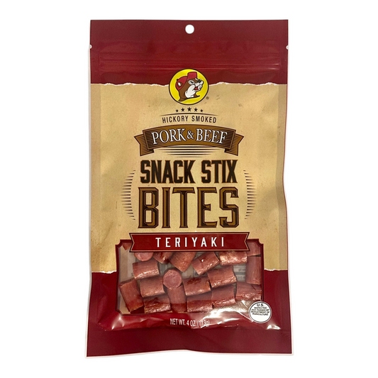 Buc-ee's Hickory Smoked Snack Stix Bites - Teriyaki