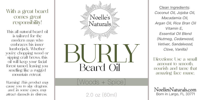 Burly Beard Oil [Woods + Spice]
