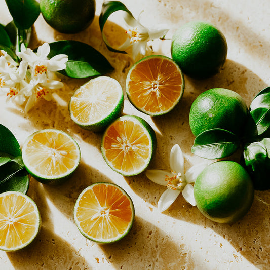 Calamansi Limes with Flowers